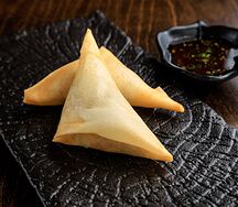 Спринг-ролл с курицей и креветками