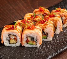 Опаленный лосось