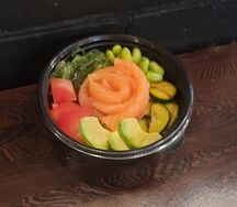 Поке с лососем