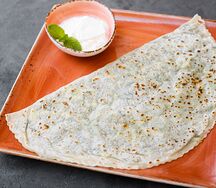 Кята с зеленью и сыром сулугуни