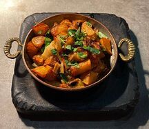 Жареный картофель с грибами