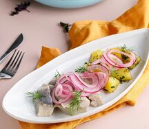 Селедка с картофелем
