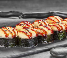 Запеченный Ролл с острым лососем