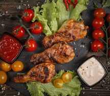 Шашлык из куриной голени