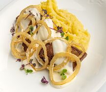 Печень по строгановски