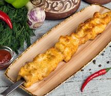 Куриное бедро на мангале