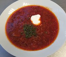 Борщ с говядиной
