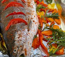 Форель, запечённая в духовке