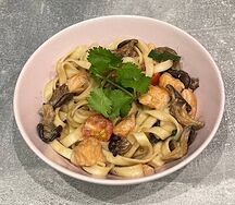 Курими удон с лососем