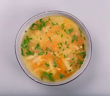 Лапша домашняя с курицей
