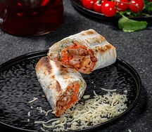 Шаурма со свининой и сыром