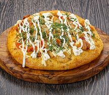 Пицца с курицей