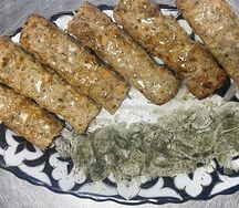 Люля-кебаб с маринованным луком на четверых