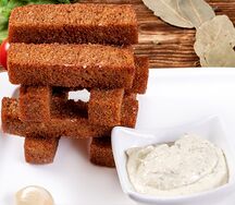 Гренки чесночные