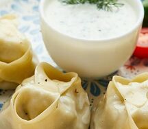 Манты с говядиной