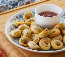 Жаренные пельмени с говядиной