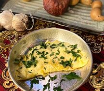 Яичница с сыром