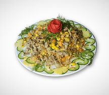 Жареный рис с говядиной