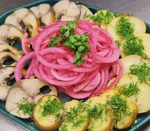 Скумбрия с картофелем