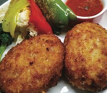 Куриные котлеты с овощами