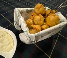 Жареные пельмени