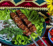 Шашлык из печени кусковой