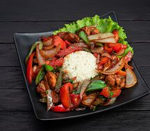 Курица с овощами