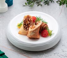 Блины с курицей