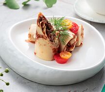 Блины с мясом