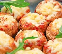Шляпки шампиньонов