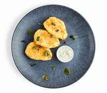 Драники со сметаной
