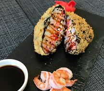 Суши-сэндвич с креветками