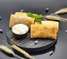 Блинчики с творогом 