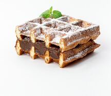 Венская вафля с вареной сгущёнкой