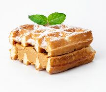 Венская вафля с карамелью