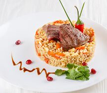 Плов с говядиной
