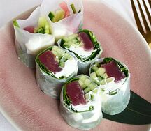 Ролл без риса с тунцом