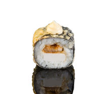 Ролл с моцареллой и угрем