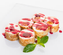 Сладкий ролл с маскарпоне