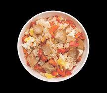 Жареный рис с курицей