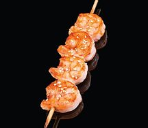 Шашлычки из креветок