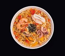 Жареный рис с морепродуктами