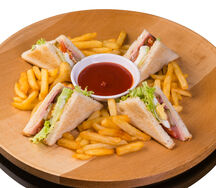 Клаб-сэндвич с курицей