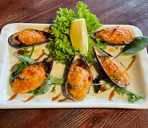 Мидии запеченные