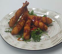 Креветки темпура