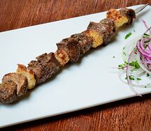 Шашлык из мякоти говядины