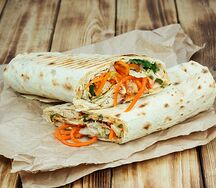 Такос S в лаваше куриный