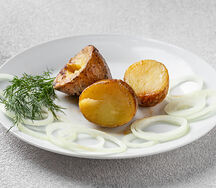 Картофель на мангале