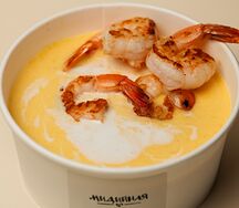 Крем-суп с креветками