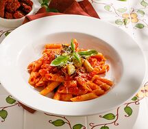 Пенне с баклажаном 